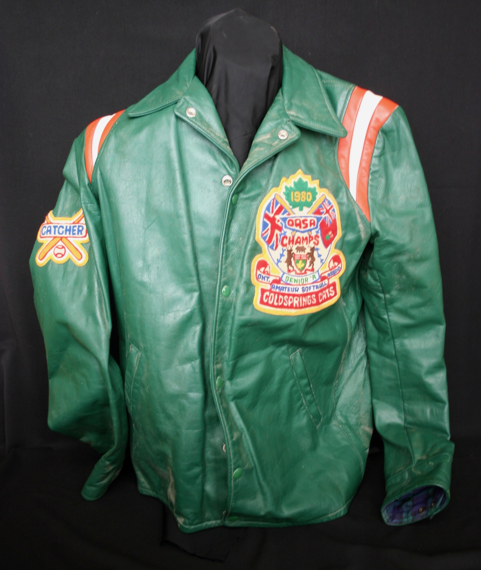 1980 Cold Springs Cats jacket Bill Elliott | Cobourg and District ...