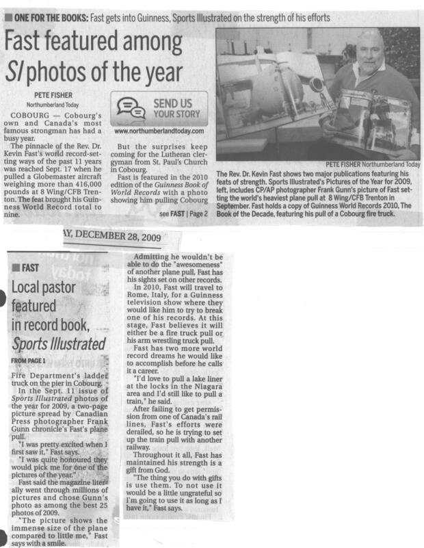 Kevin Fast Print Story Of Sports Illustrated Guinness Pics Of Year Cobourg And District Sports Hall Of Fame